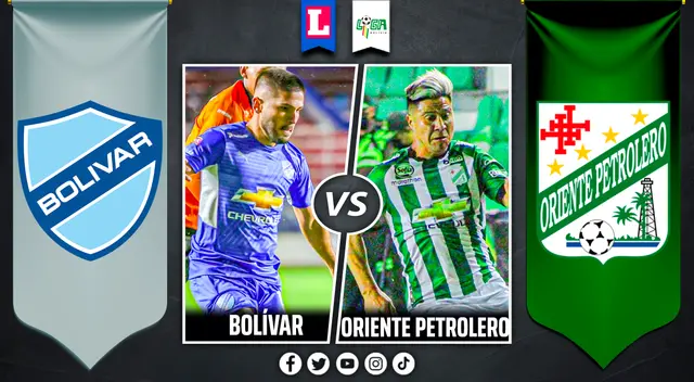 Bolívar vs. Oriente Petrolero por la Liga Boliviana