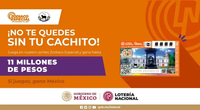 Zodiaco Especial 1605: Resultados del domingo 26 de febrero.