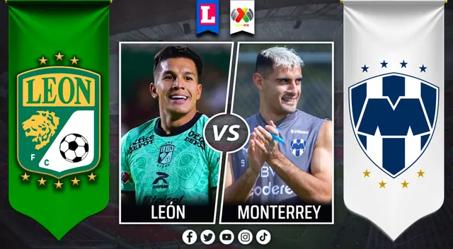 León vs. Monterrey EN VIVO: horarios y canal de TV para ver la Liga MX.