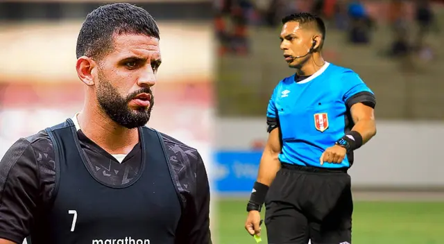 Matías Di Benedetto buscó al árbitro Bruno Pérez