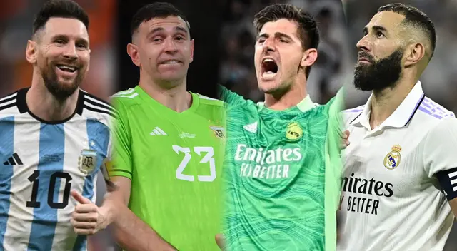 Se desató la controversial disputa Messi-Dibu vs. Benzema-Courtois por The Best 2023.