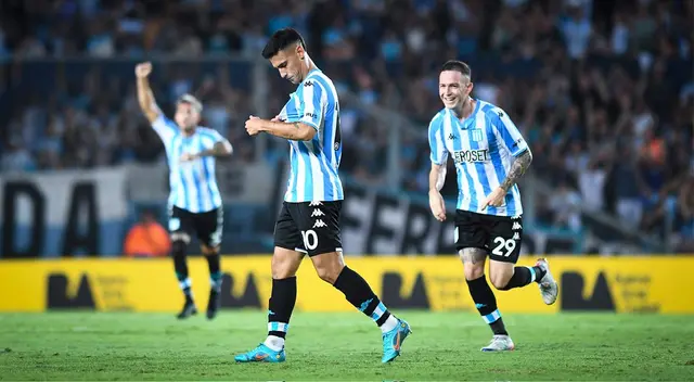 Racing Club le ganó a Lanús en la Liga Profesional Argentina