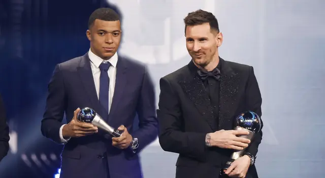 El frío saludo de Mbappé a Messi y el visto del argentino tras ganar el The Best
