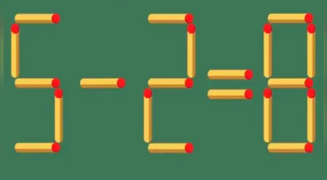 Tu misión será corregir la resta de este acertijo visual con solo dos movimientos. Tu misión será corregir la resta de este acertijo visual con solo dos movimientos.