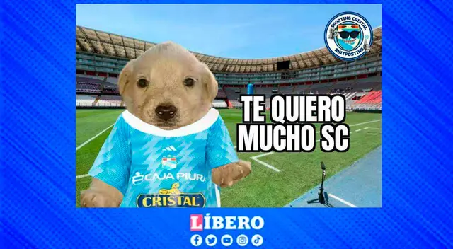 Hinchas expresan su cariño hacia Cristal compartiendo tiernos memes