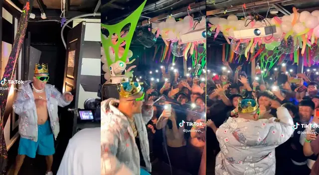 El popular influencer se lució como todo un cantante en provincia y fue ovacionado por sus fans. El popular influencer se lució como todo un cantante en provincia y fue ovacionado por sus fans.