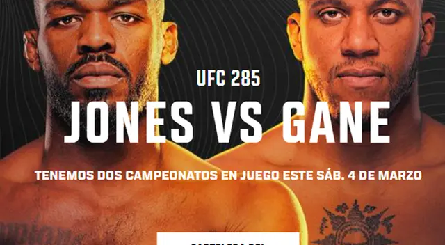 UFC 285: revisa la cartelera y a qué hora ver Jones vs. Gane