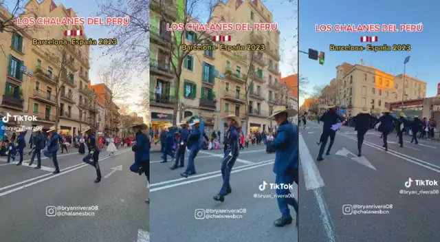 La energía en los pasos provocaron comentarios de apoyo y orgullo por parte de los usuarios.