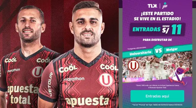 A compaña al equipo de tus amores en el enfrentamiento contra Melgar