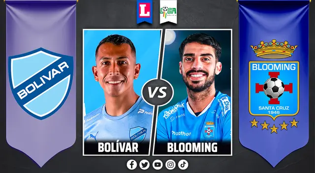 Bolívar vs. Blooming jugarán por la jornada 5 de la Liga Boliviana