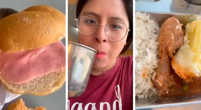 "El pan se veía duro, pero estaba rico", expresó la estudiante luego de comer su desayuno. "El pan se veía duro, pero estaba rico", expresó la estudiante luego de comer su desayuno.