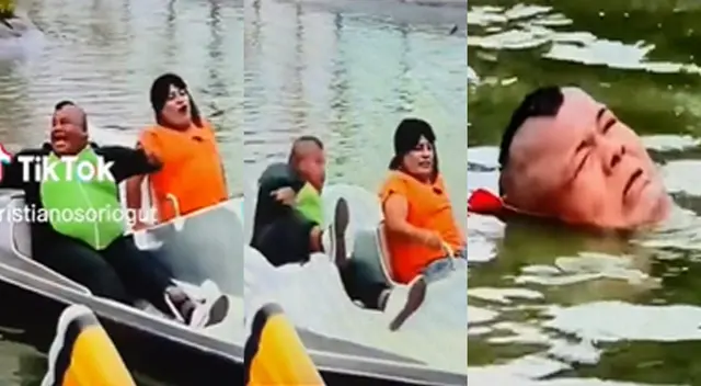 El popular 'Mee' cayó al agua y arruinó su cita romántica en cuestión de segundos.