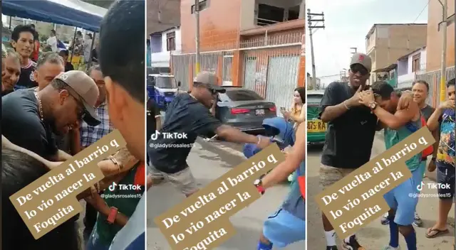 La 'Foquita' volvió a pisar las calles donde jugó antes de convertirse en el crack que conocemos.