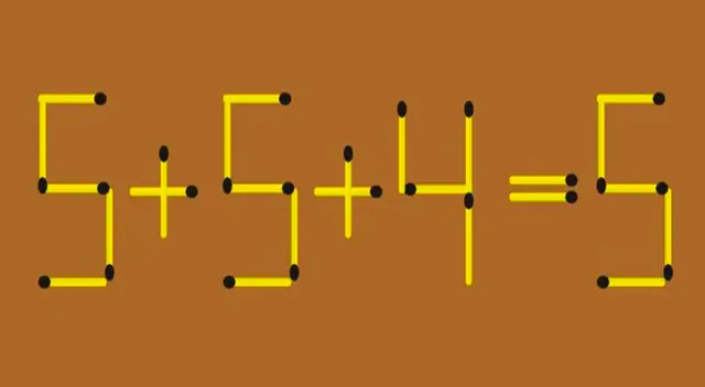 Tienes 7 segundos y una SOLA oportunidad para corregir la suma de este acertijo visual. Tienes 7 segundos y una SOLA oportunidad para corregir la suma de este acertijo visual.