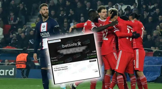 Hincha peruano perdió 2500 soles tras apostar en el Bayern Múnich vs PSG Hincha peruano perdió 2500 soles tras apostar en el Bayern Múnich vs PSG