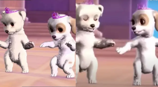 El conocido trend de 'perritos bailarines' en TikTok El conocido trend de 'perritos bailarines' en TikTok