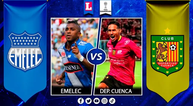 Emelec se medirá con Deportivo Cuenca por la Copa Sudamericana Emelec se medirá con Deportivo Cuenca por la Copa Sudamericana