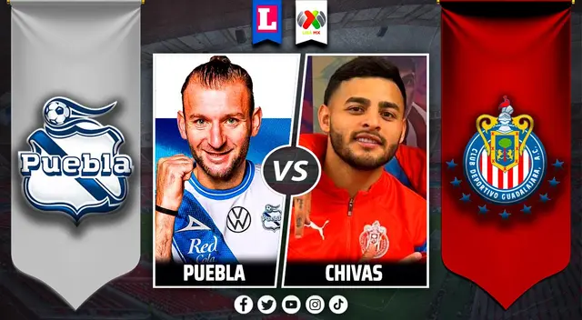 Puebla vs. Chivas por la Liga MX.