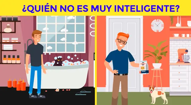 Analiza cada situación y logra descifrar el complicado misterio de este acertijo visual. Analiza cada situación y logra descifrar el complicado misterio de este acertijo visual.