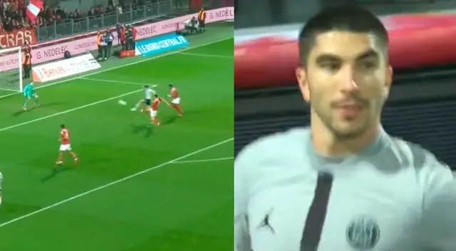Carlos Soler marcó el primero para PSG contra Brest. Foto: Star Plus Carlos Soler marcó el primero para PSG contra Brest. Foto: Star Plus