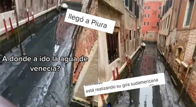Peruanos trolean a usuario que preguntó por la falta de agua en Venecia Peruanos trolean a usuario que preguntó por la falta de agua en Venecia