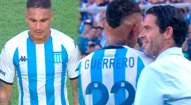 Paolo Guerrero fue cambiado en el Racing vs Sarmiento