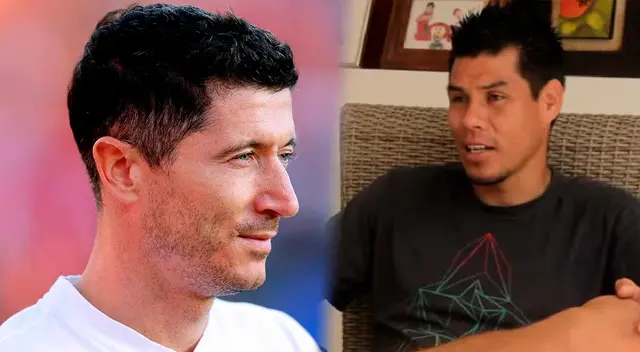 Hernán Rengifo habló de Robert Lewandowski