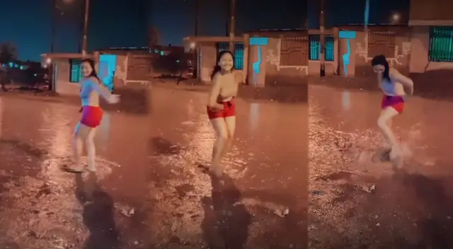 Joven se ha vuelto viral por adaptar el huayno bajo la lluvia Joven se ha vuelto viral por adaptar el huayno bajo la lluvia