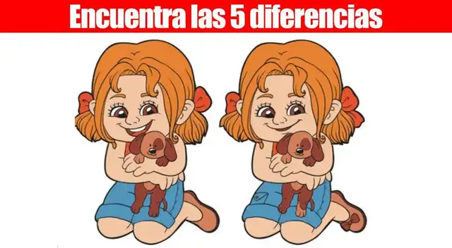 Ubica las 5 diferencias en este reto viral de tiempo récord Ubica las 5 diferencias en este reto viral de tiempo récord