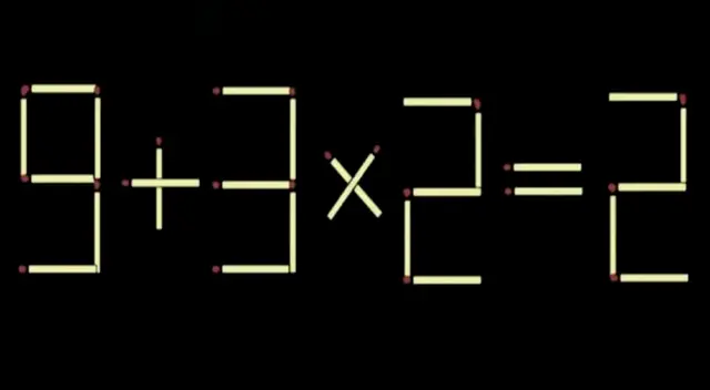 Lo primero que debes hacer para resolver el acertijo visual, es analizar la ecuación.
