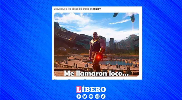 Este meme calzó perfecto para algunos usuarios con el afán de graficar cómo se habría sentido el administrador de Ripley.