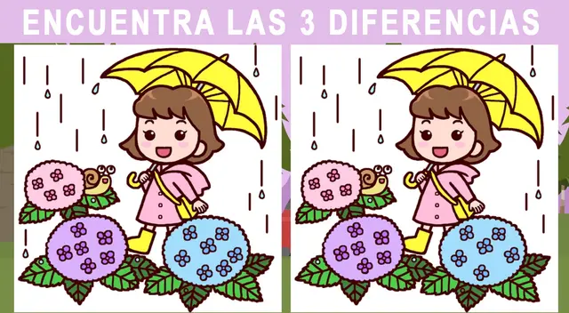Encuentra las 3 diferencias del reto viral para mentes brillantes.