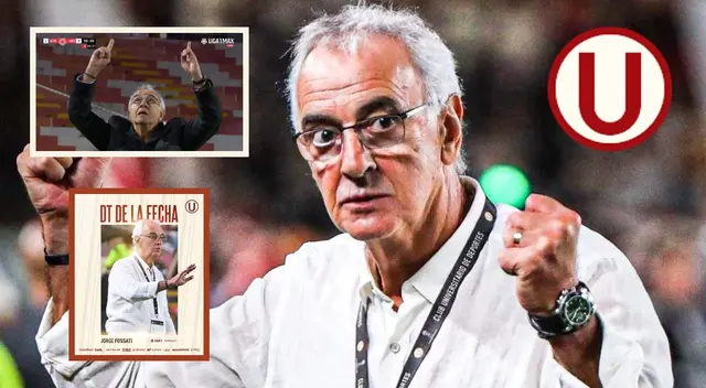 Jorge Fossati tuvo su primer reconocimiento como DT de Universitario.