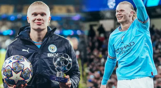 Erling Haaland no recuerda cómo metió cinco goles en Champions League.