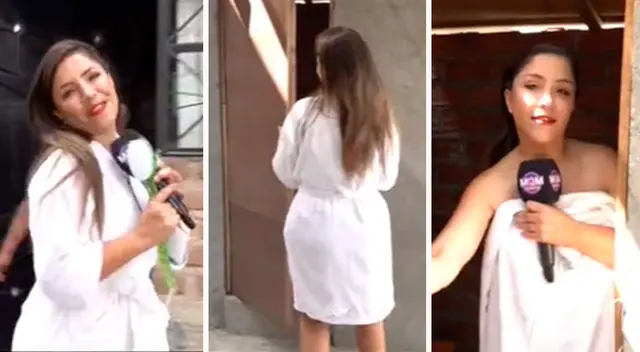 Una familia había construído un baño en medio de la vereda, lo cual reveló en el programa Mande quien mande. Una familia había construído un baño en medio de la vereda, lo cual reveló en el programa Mande quien mande.