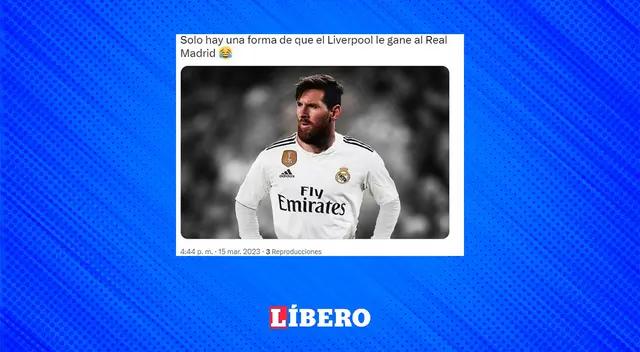 Messi es burla de memes tras el triunfo del Real Madrid sobre el Liverpool