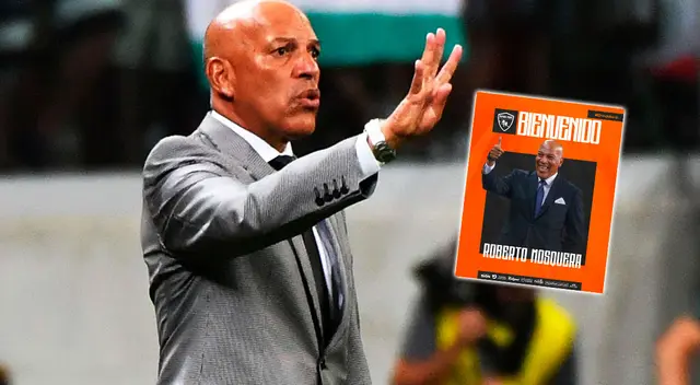 Roberto Mosquera empezó a sonar en un club que dirigió anteriormente. Foto: Liga de Fútbol Profesional