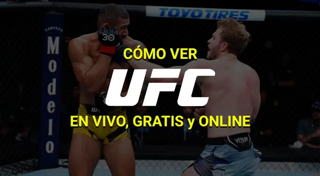 ¿Cómo ver la UFC EN VIVO, GRATIS y ONLINE?
