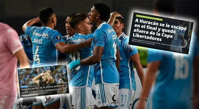 Así reaccionó la prensa argentina al triunfo de Cristal vs. Huracán. Así reaccionó la prensa argentina al triunfo de Cristal vs. Huracán.