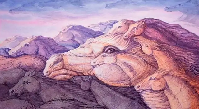 Si logras ver todos los caballos podrás ser llamado GENIO. ¿Lo intentarás?