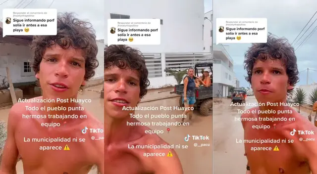 Vecinos de Punta Hermosa se encuentran afectados por huaicos. Vecinos de Punta Hermosa se encuentran afectados por huaicos.