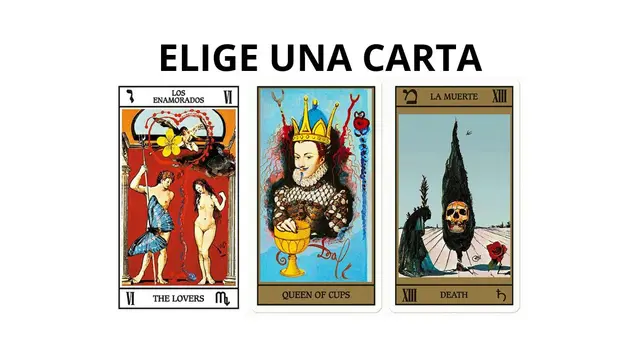 Deja que tu intuición te guíe al momento de decidirte por una de las cartas. Deja que tu intuición te guíe al momento de decidirte por una de las cartas.