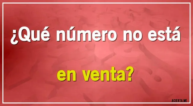 Deja volar tu imaginación y da la respuesta correcta de este acertijo mental.