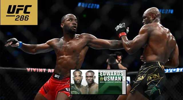 Edwards vs. Usman pelearán por tercera vez en el ring de la UFC.