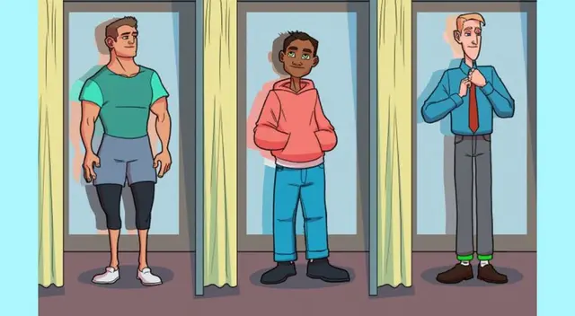 Uno de ellos robó un pantalón verde, ¿podrás descubrir quién fue?