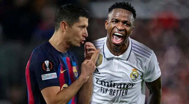 Barcelona vs. Real Madrid juegan el clásico español Barcelona vs. Real Madrid juegan el clásico español