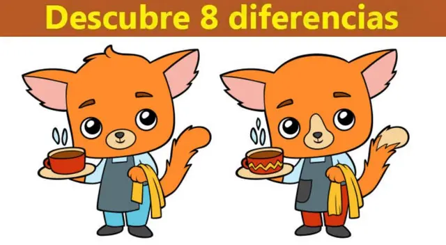 ¿Cuáles son las 8 diferencias en el reto? Ubícalas en 6 segundos ¿Cuáles son las 8 diferencias en el reto? Ubícalas en 6 segundos