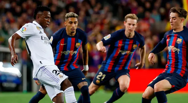 Real Madrid se enfrentó al Barcelona por la fecha 26 de LaLiga