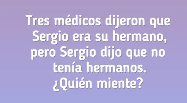 ¿Podrás resolver este acertijo en cuestión de segundos? ¿Podrás resolver este acertijo en cuestión de segundos?