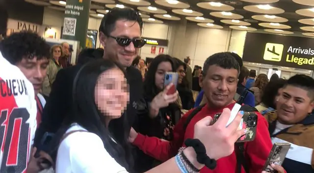 Gianluca Lapadula llegó a España para amistosos de la Selección Peruana